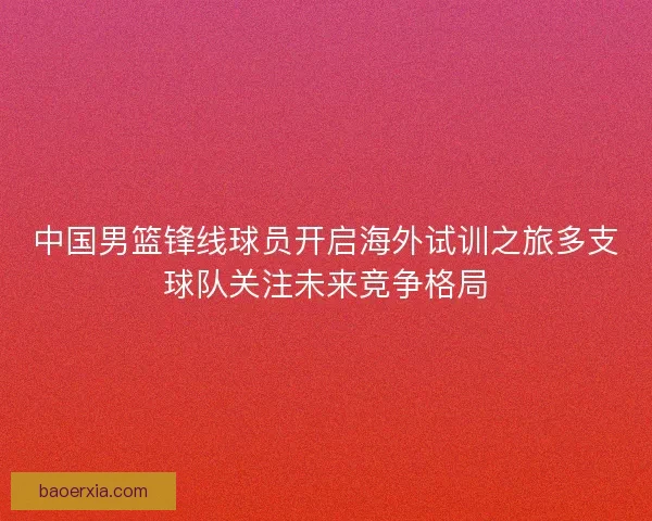 中国男篮锋线球员开启海外试训之旅多支球队关注未来竞争格局 中国男篮锋线球员开启海外试训之旅多支球队关注未来竞争格局